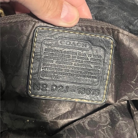 Vintage Coach Purse Shoulder Bag Large - Picture 7 of 9